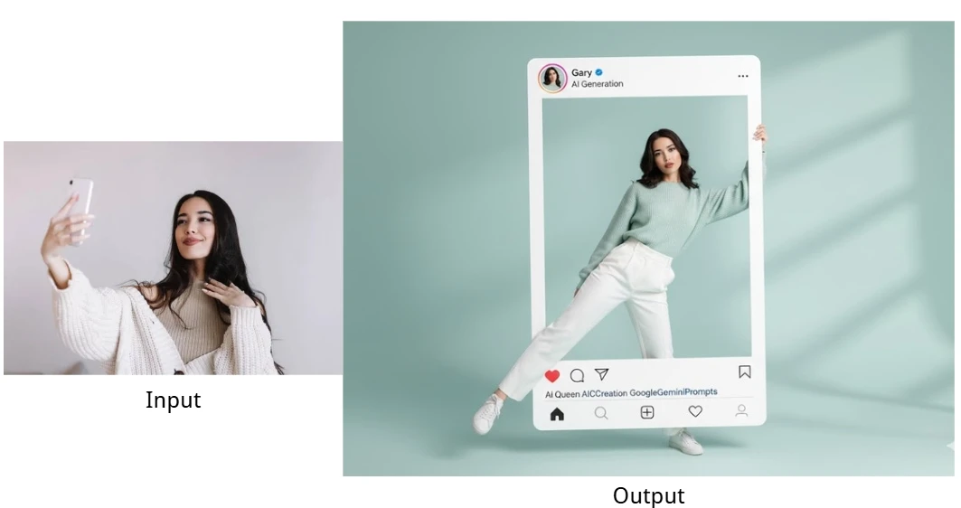 Instagram Frame 3D Portrait Effect