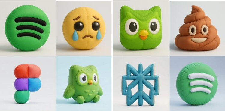 3D Inflatable Logo Render