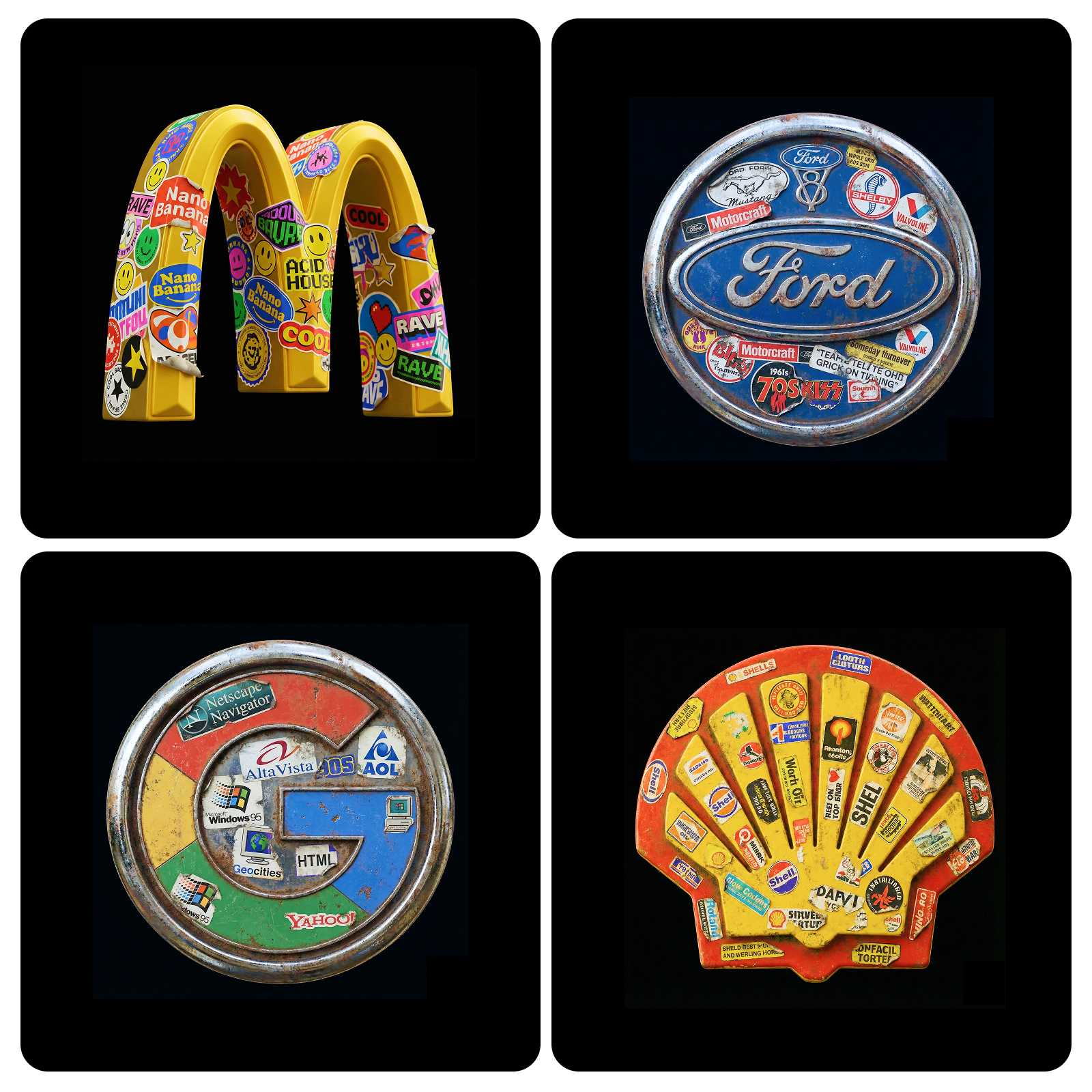 Logo Sticker Bomb 3D