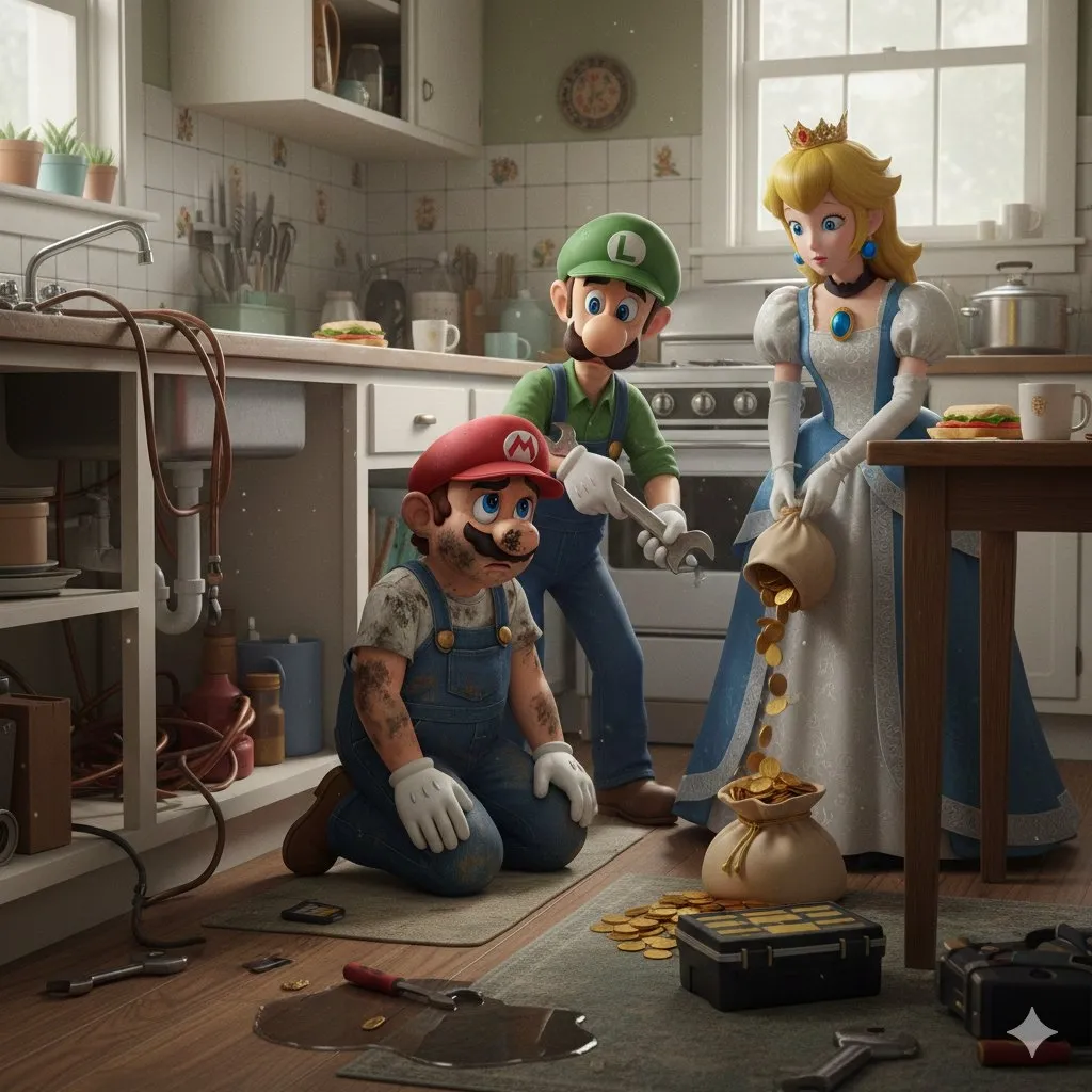 Mario Luigi Plumbing Work