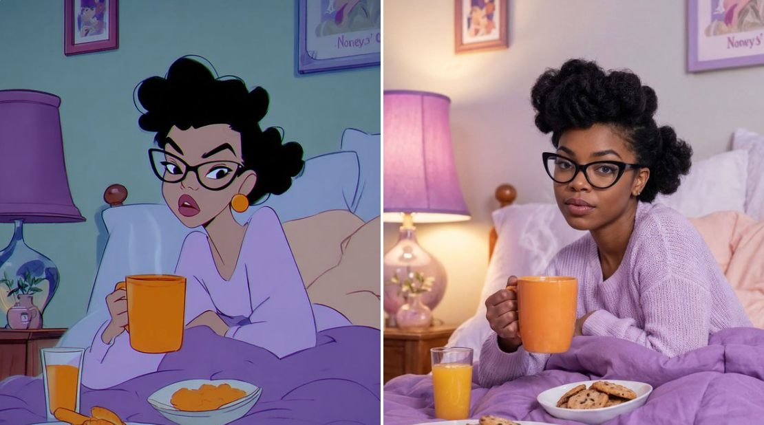 Character to Realistic Photo