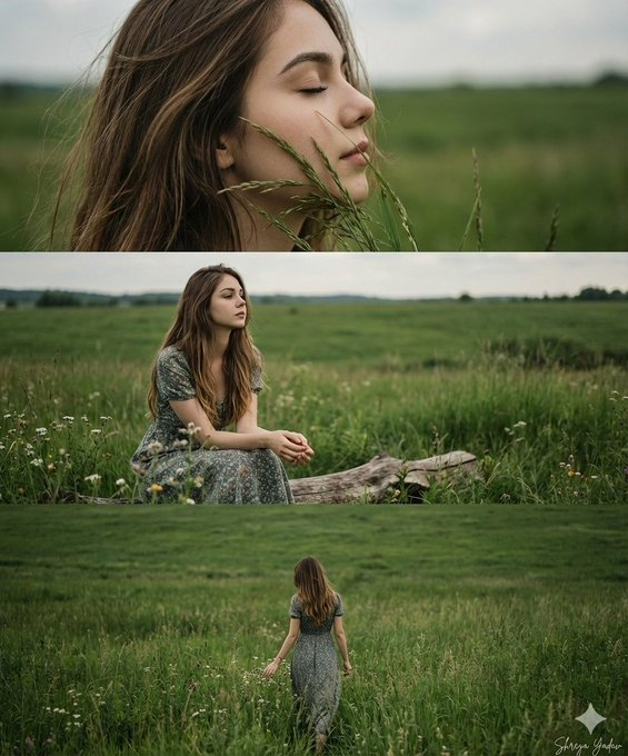 Meadow Portrait Polaroids