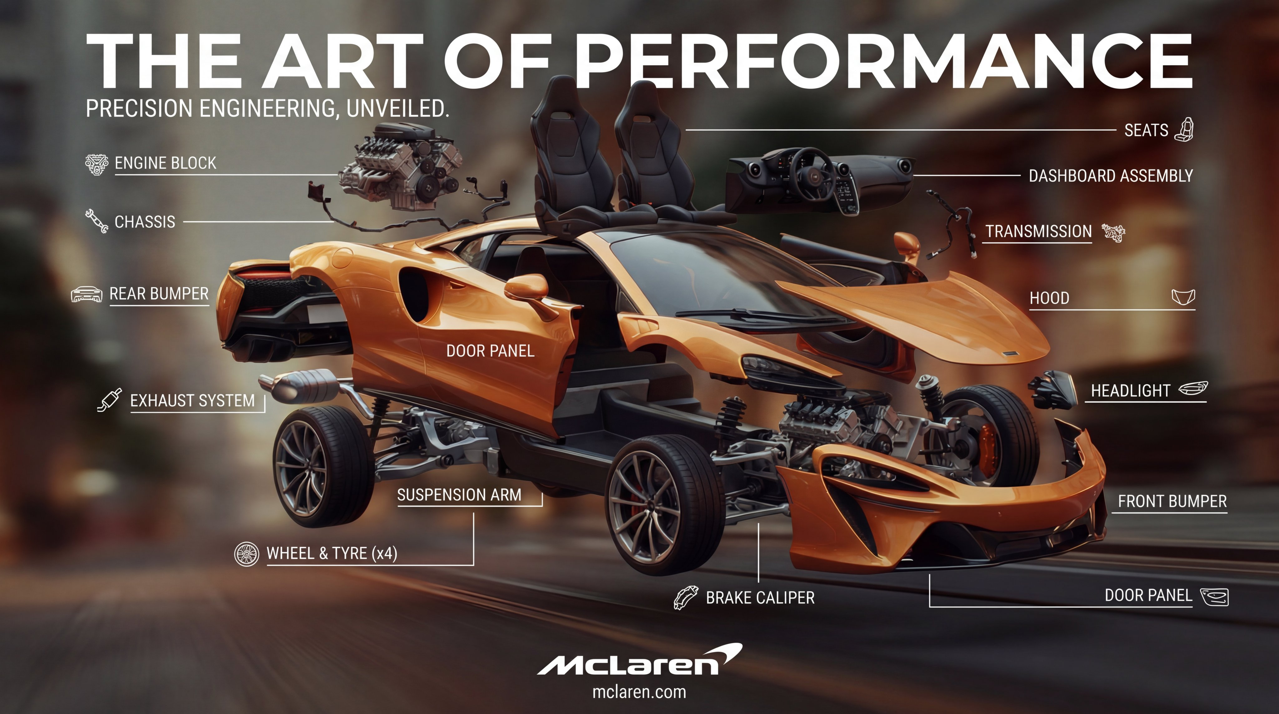 McLaren Car Dismantled