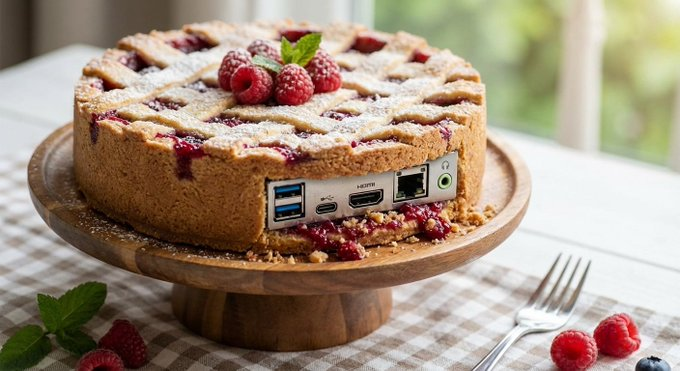 Raspberry Pi Cake